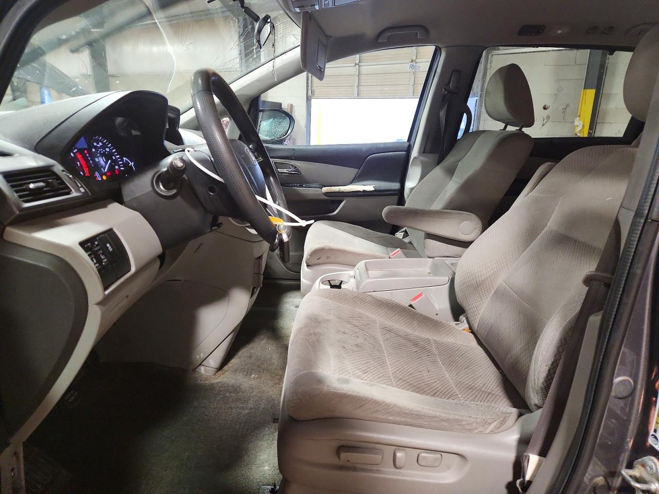 2014 Honda Odyssey Ex Gray vin: 5FNRL5H40EB057424