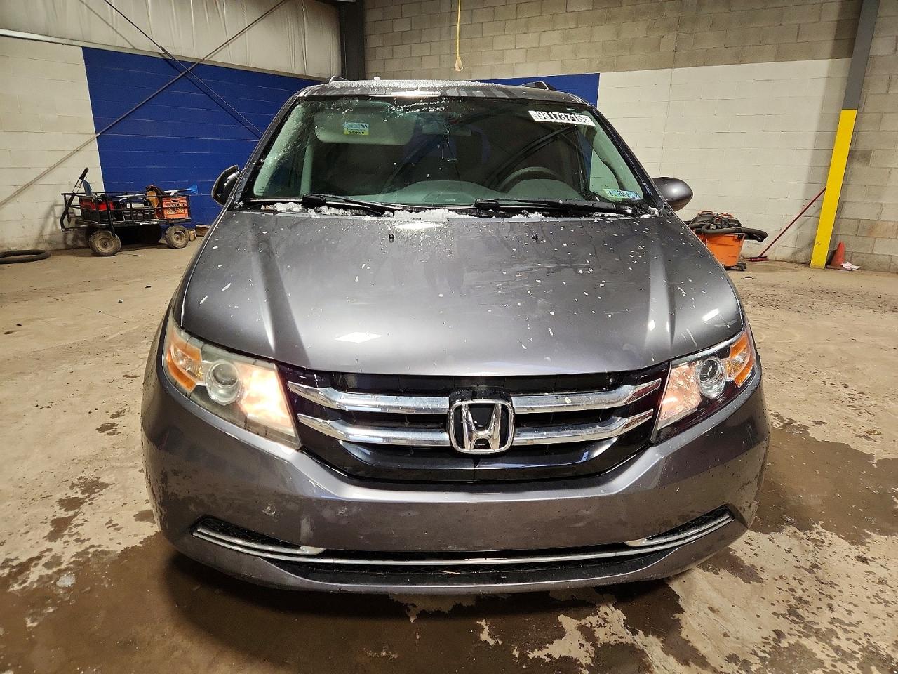 2014 Honda Odyssey Ex Gray vin: 5FNRL5H40EB057424