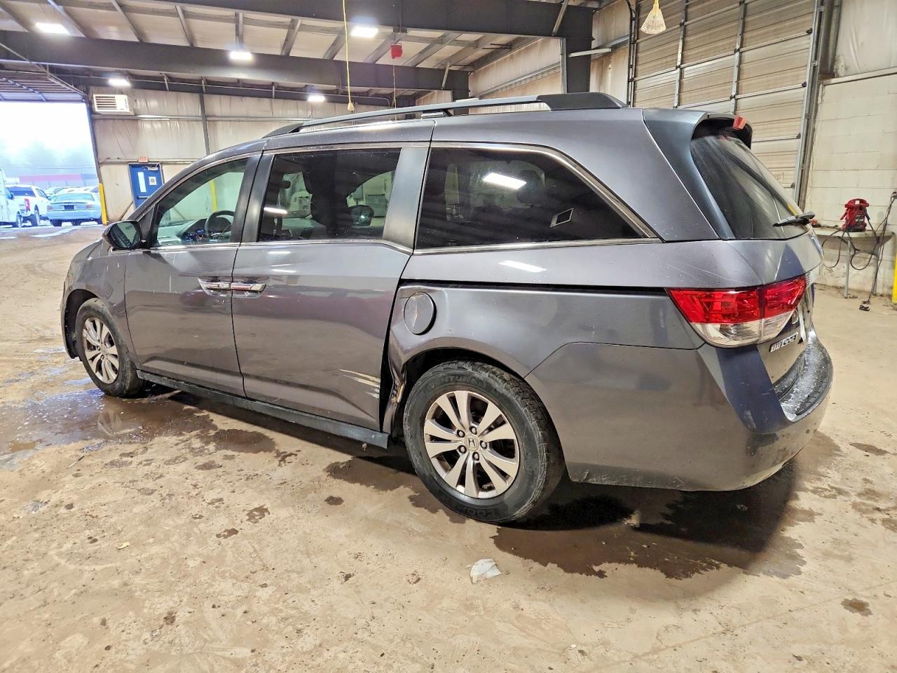 2014 Honda Odyssey Ex Gray vin: 5FNRL5H40EB057424
