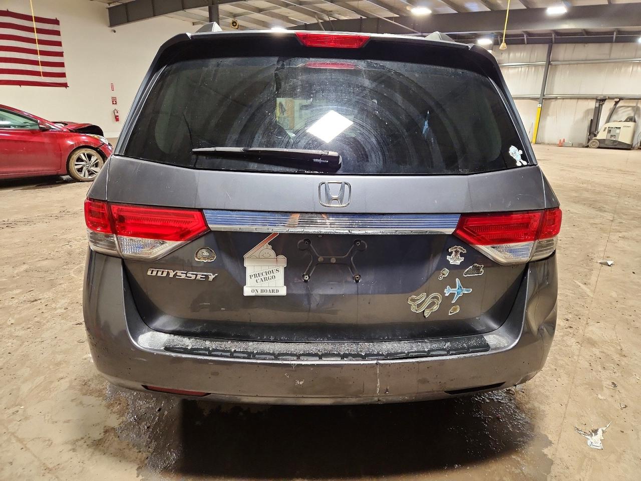 2014 Honda Odyssey Ex Gray vin: 5FNRL5H40EB057424