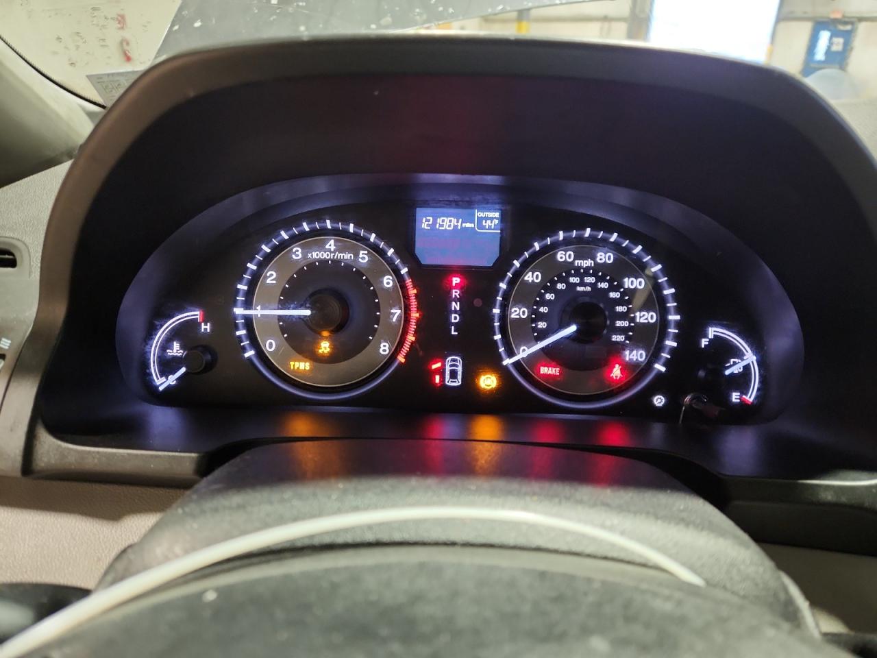 2014 Honda Odyssey Ex Gray vin: 5FNRL5H40EB057424 Damage: Warning Light - Abs, On, Unacceptable