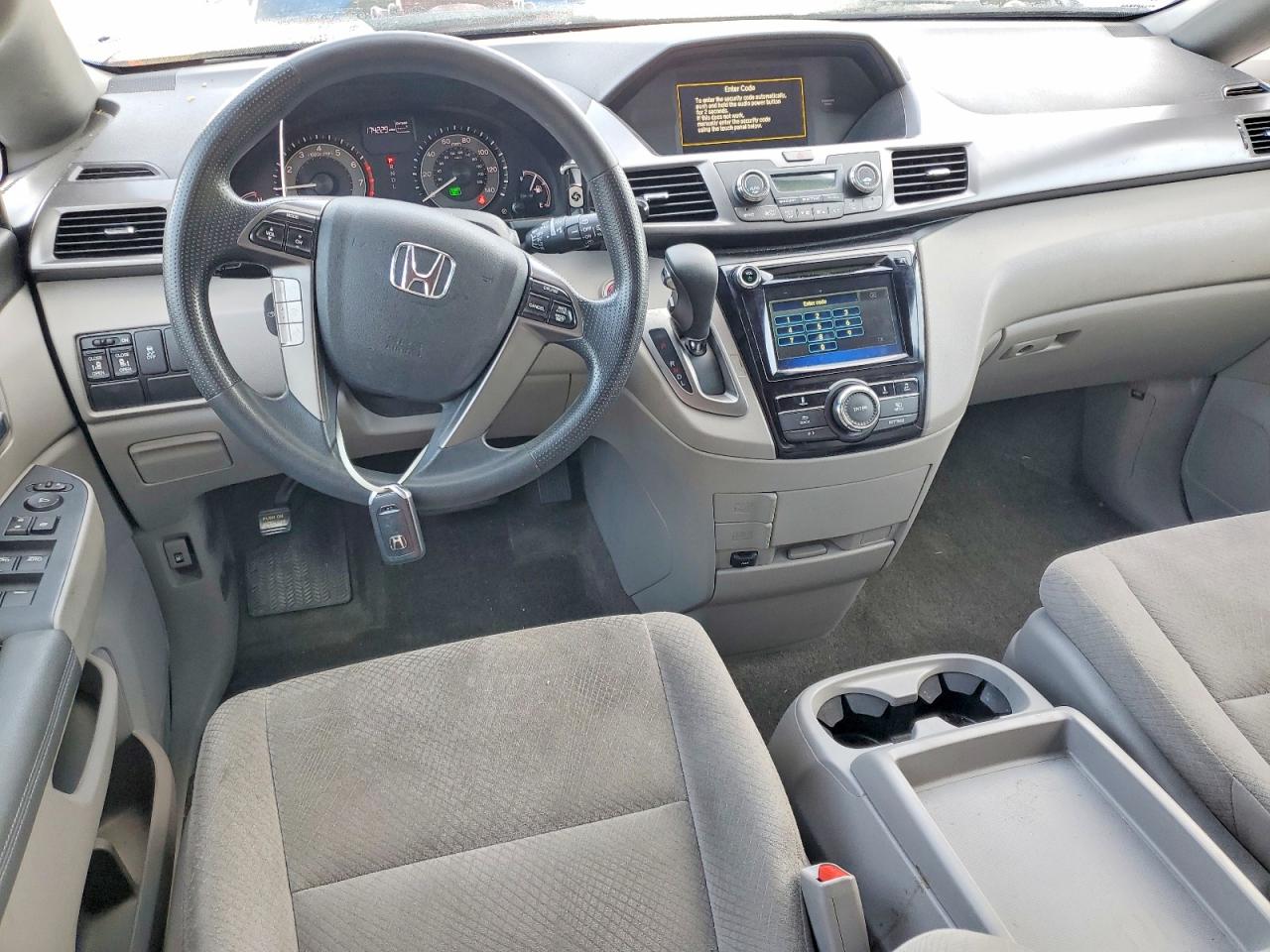 2014 Honda Odyssey Ex Gray vin: 5FNRL5H40EB076393