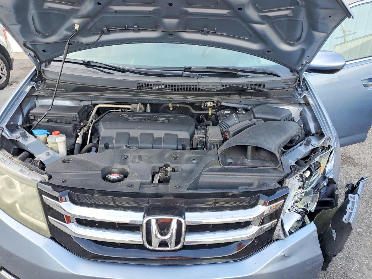 2014 Honda Odyssey Ex Gray vin: 5FNRL5H40EB076393