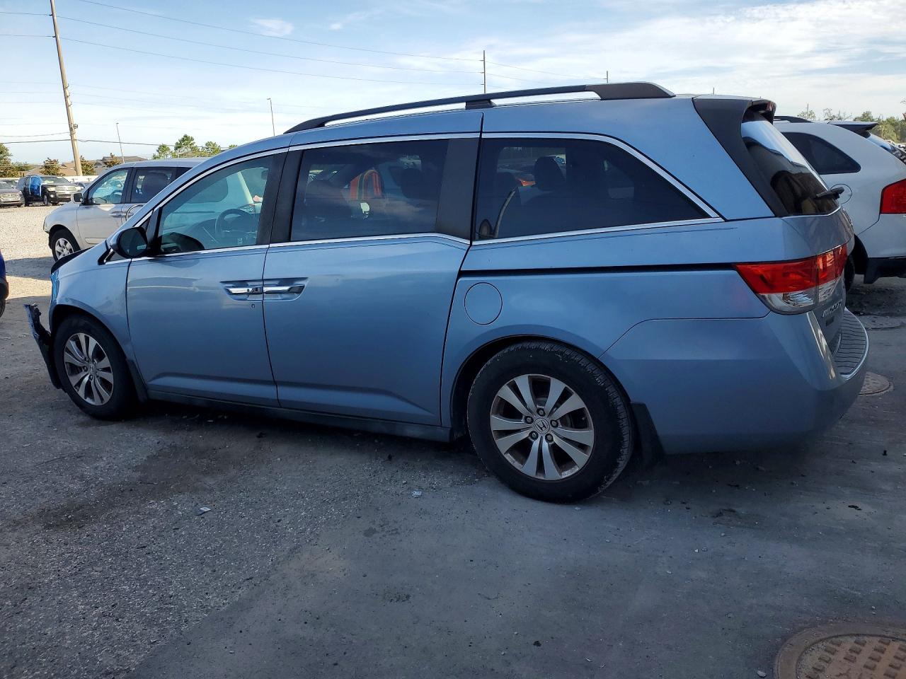 2014 Honda Odyssey Ex Gray vin: 5FNRL5H40EB076393