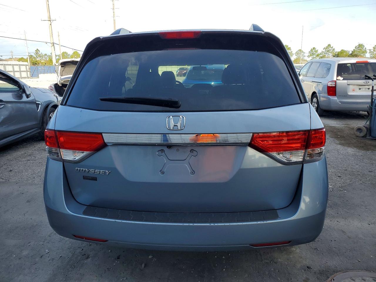 2014 Honda Odyssey Ex Gray vin: 5FNRL5H40EB076393