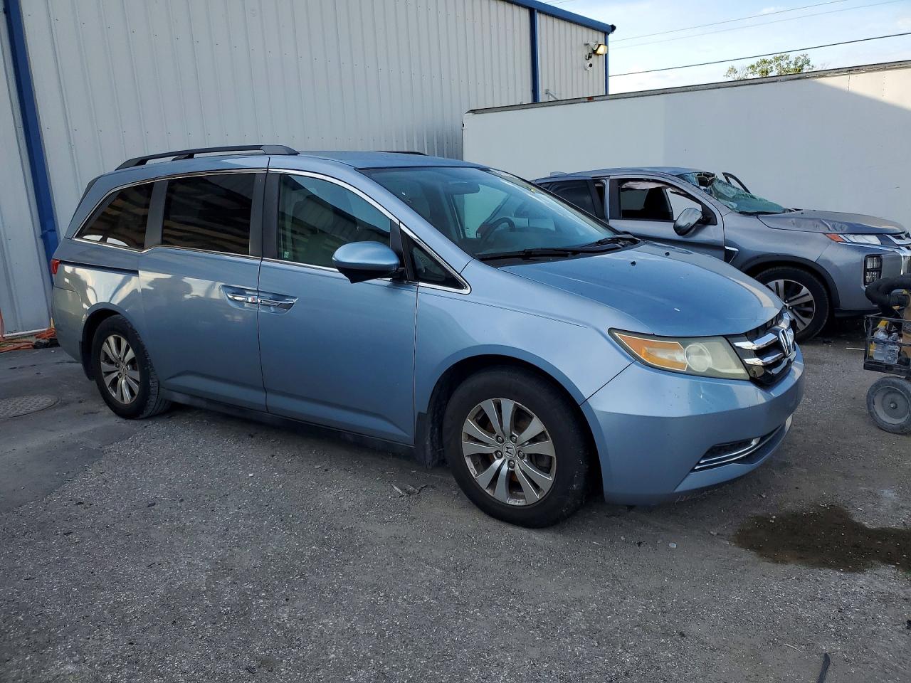 2014 Honda Odyssey Ex Gray vin: 5FNRL5H40EB076393