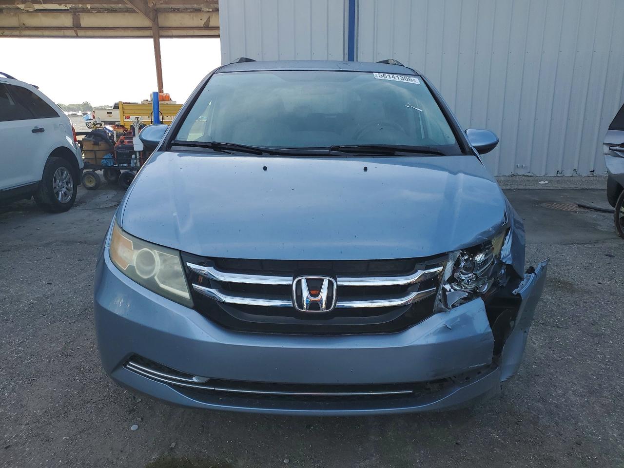2014 Honda Odyssey Ex Gray vin: 5FNRL5H40EB076393