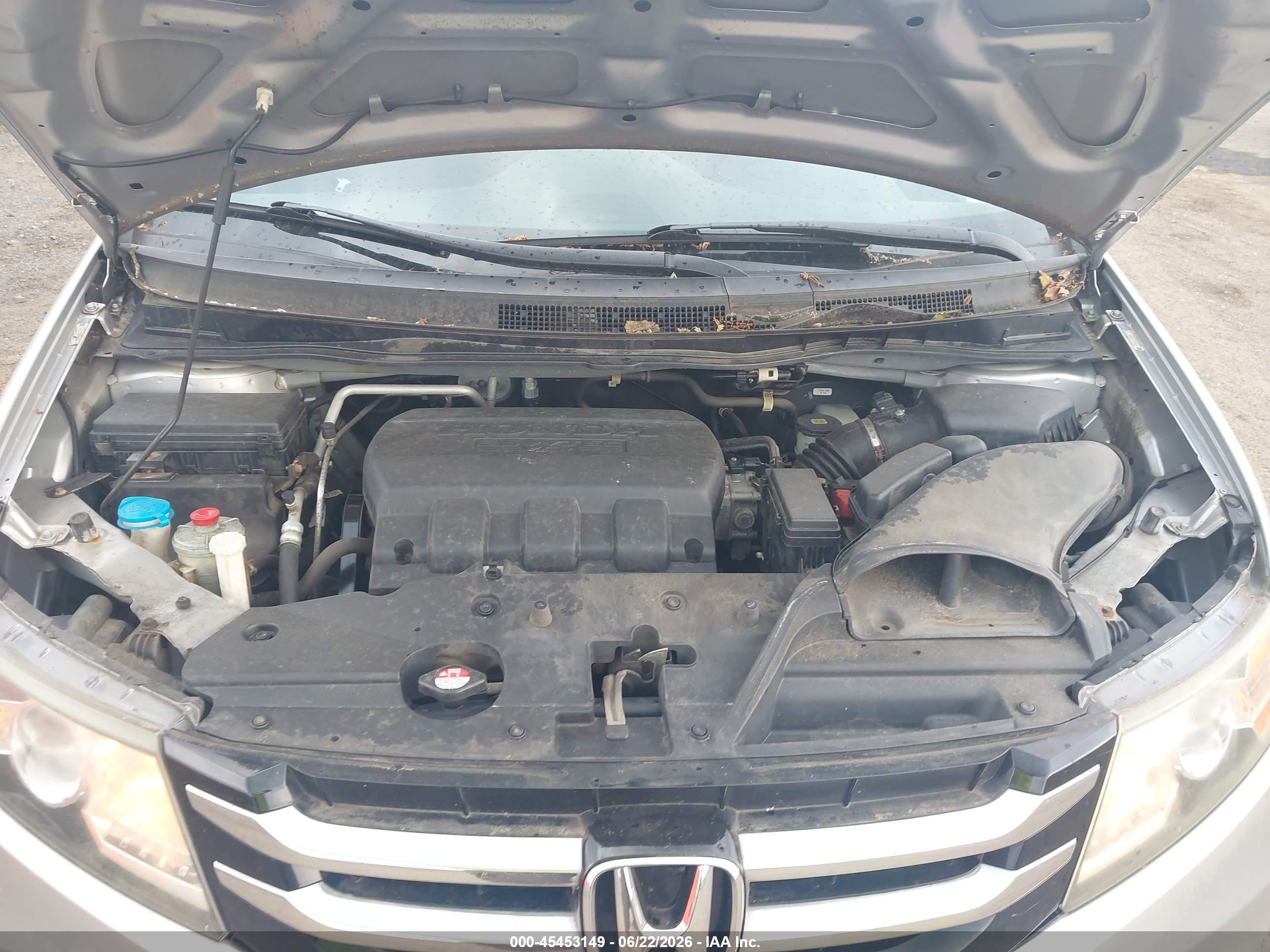 2014 Honda Odyssey Ex Серебряный vin: 5FNRL5H40EB078936