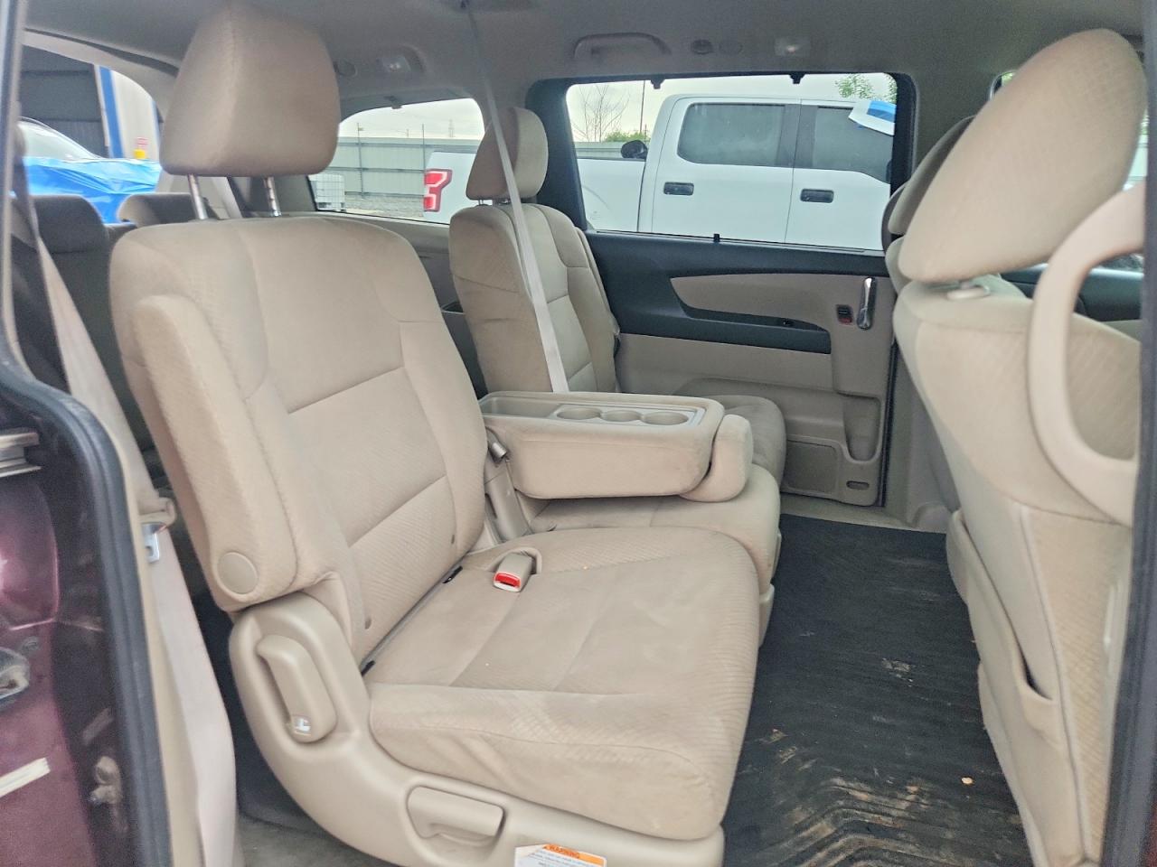 2014 Honda Odyssey Ex Burgundy vin: 5FNRL5H40EB100675