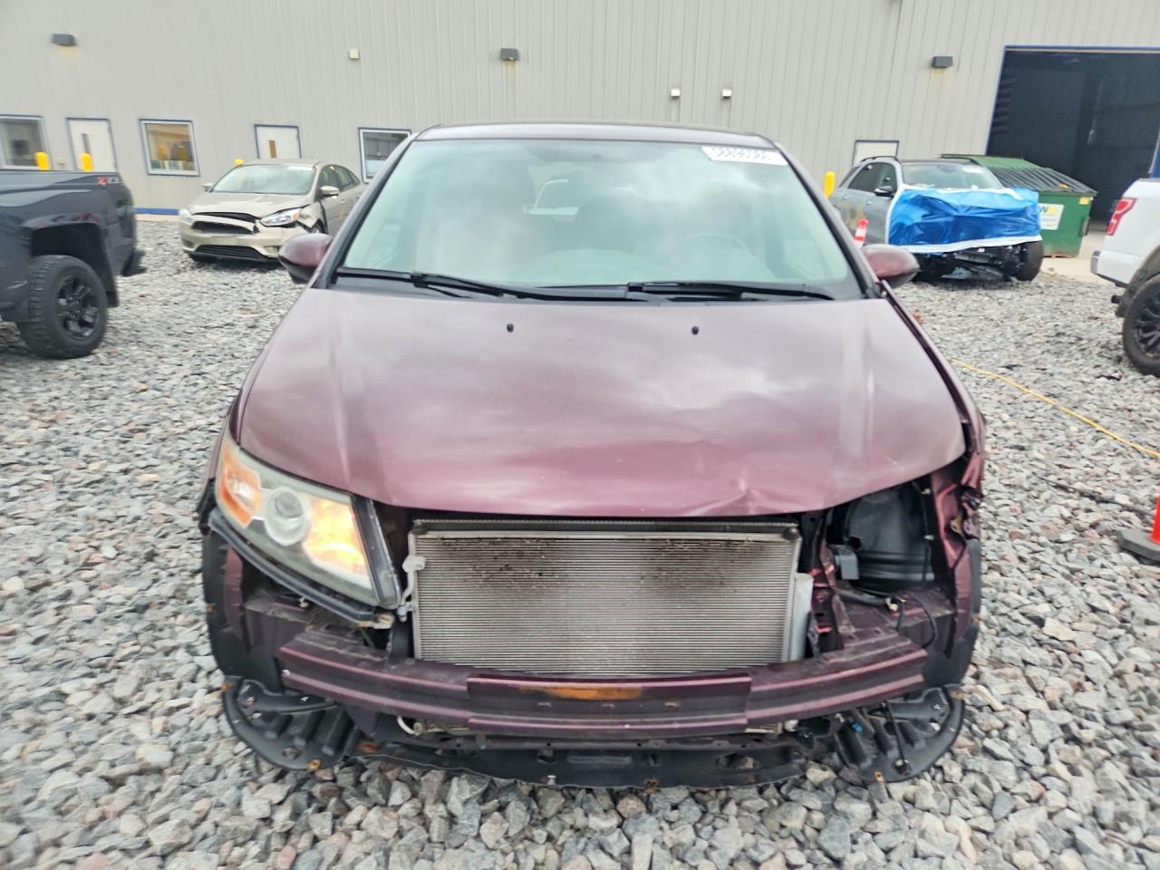 2014 Honda Odyssey Ex Burgundy vin: 5FNRL5H40EB100675