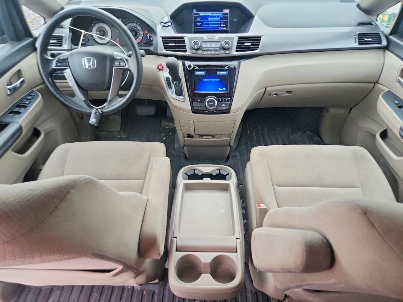 2014 Honda Odyssey Ex Burgundy vin: 5FNRL5H40EB100675