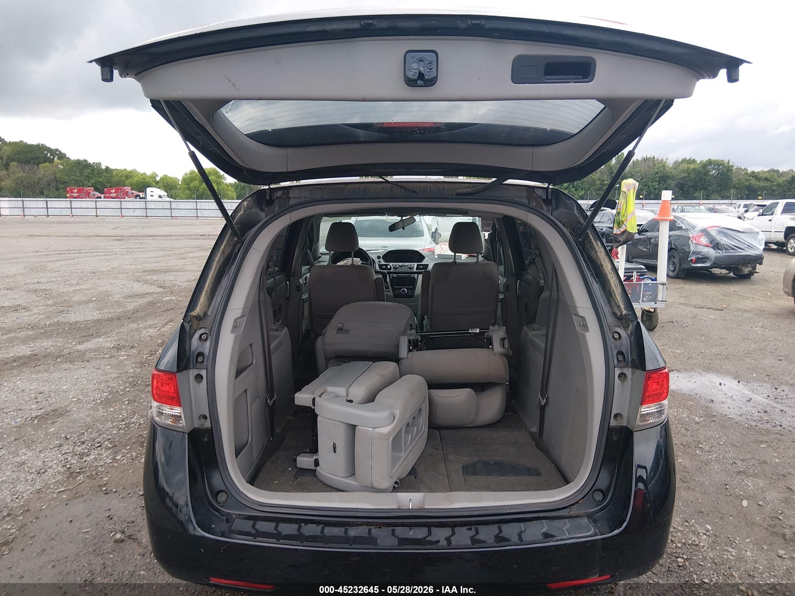 2014 Honda Odyssey Ex Черный vin: 5FNRL5H40EB110042