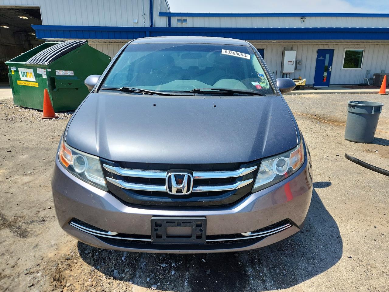 2014 Honda Odyssey Ex Gray vin: 5FNRL5H40EB117671