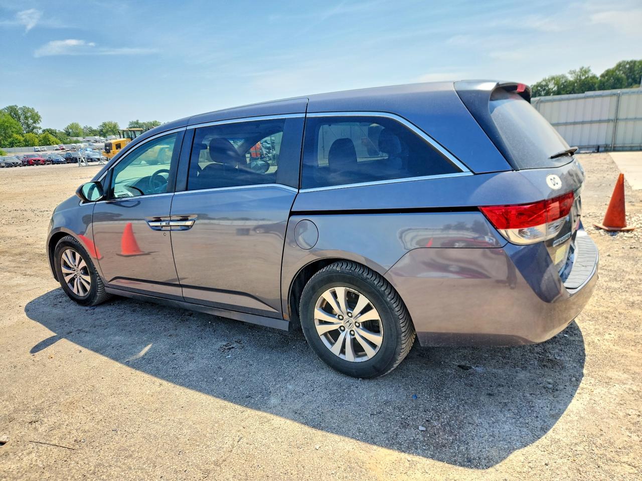 2014 Honda Odyssey Ex Gray vin: 5FNRL5H40EB117671