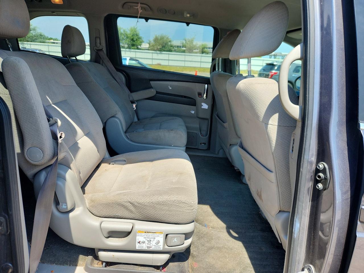 2014 Honda Odyssey Ex Gray vin: 5FNRL5H40EB117671