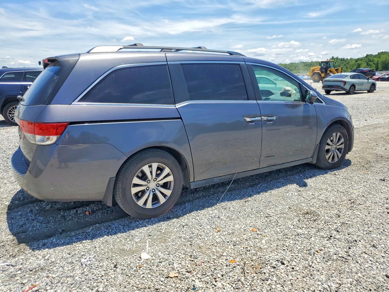 2015 Honda Odyssey Ex Серый vin: 5FNRL5H40FB018379