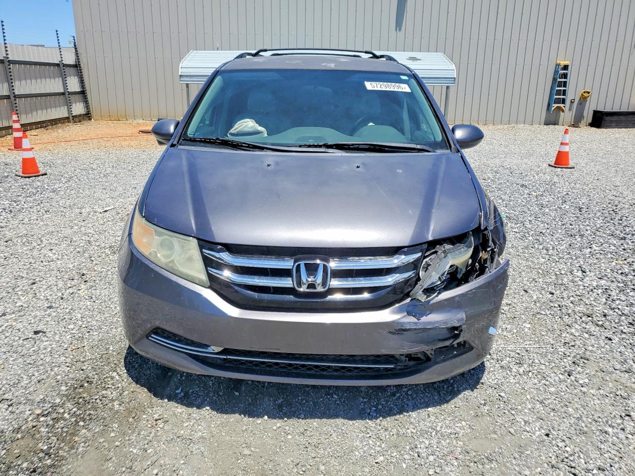 2015 Honda Odyssey Ex Серый vin: 5FNRL5H40FB018379