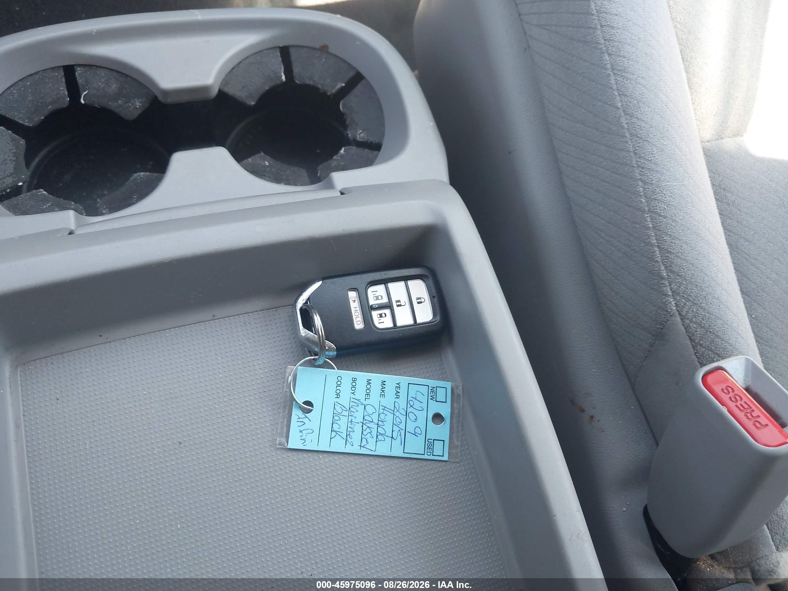 2015 Honda Odyssey Ex Gray vin: 5FNRL5H40FB023405