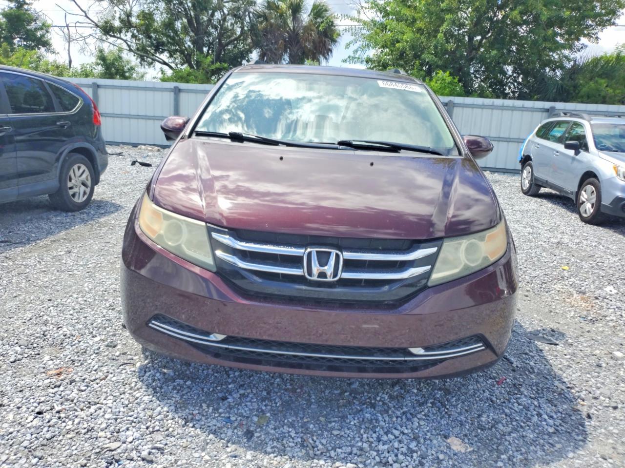 2015 Honda Odyssey Ex Burgundy vin: 5FNRL5H40FB026773