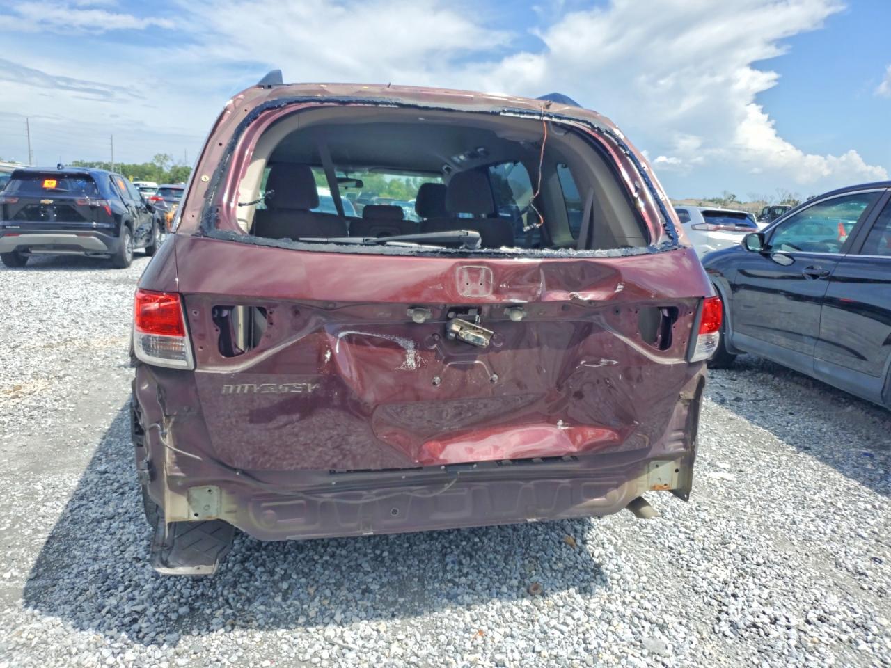 2015 Honda Odyssey Ex Burgundy vin: 5FNRL5H40FB026773