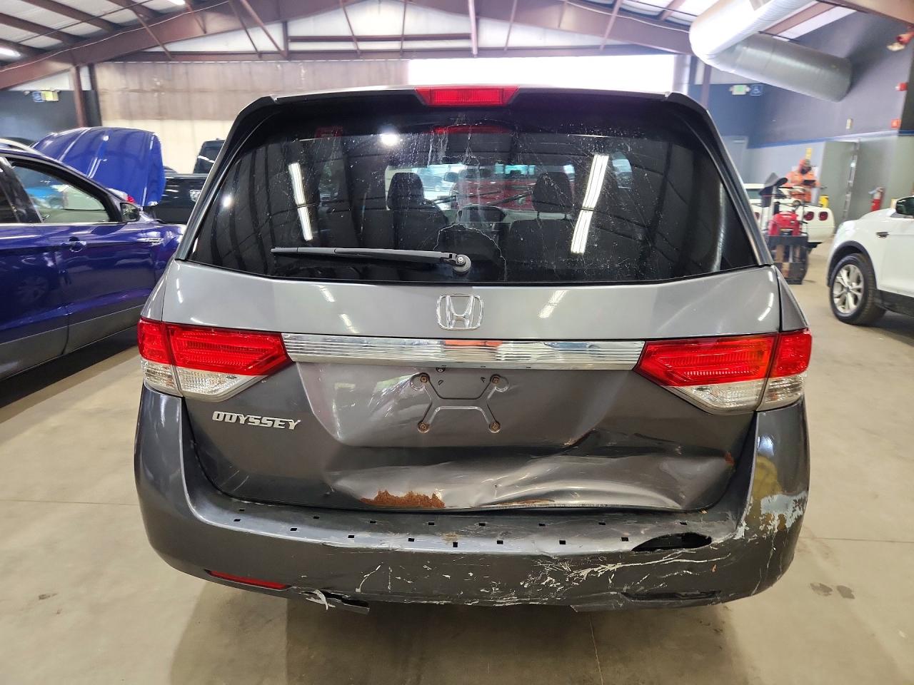 2015 Honda Odyssey Ex Gray vin: 5FNRL5H40FB043542