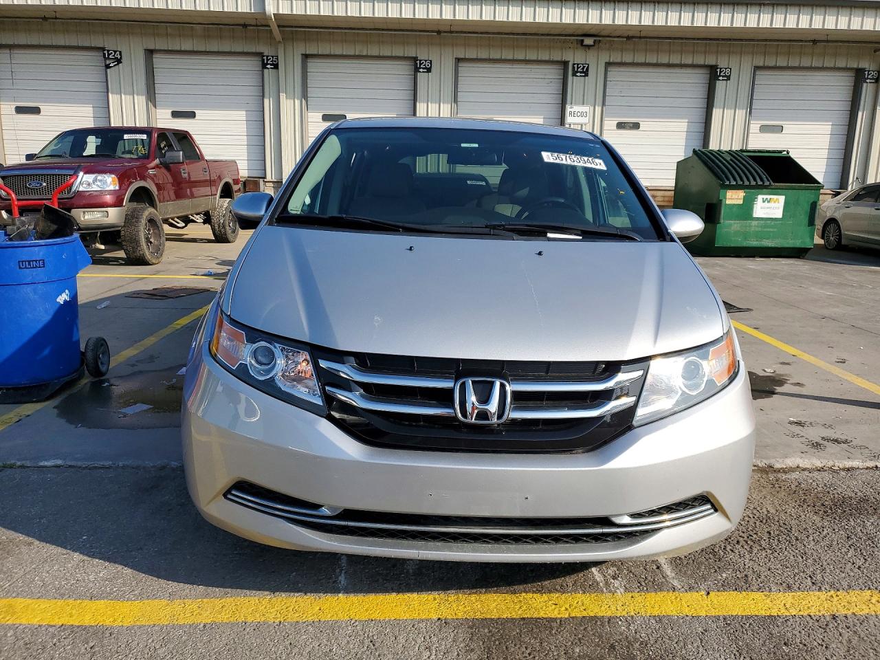 2015 Honda Odyssey Ex Silver vin: 5FNRL5H40FB050121