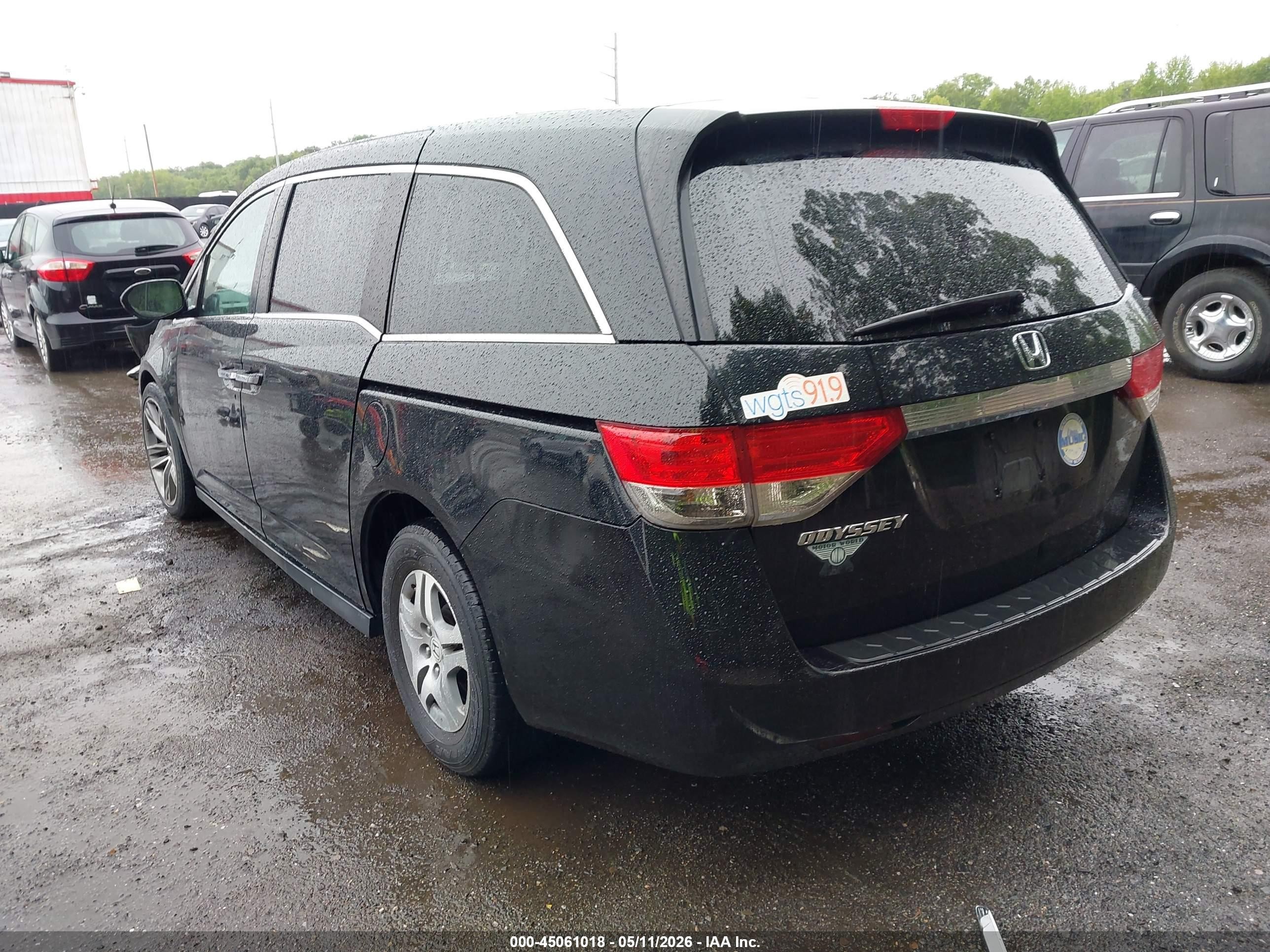 2015 Honda Odyssey Ex Black vin: 5FNRL5H40FB081983