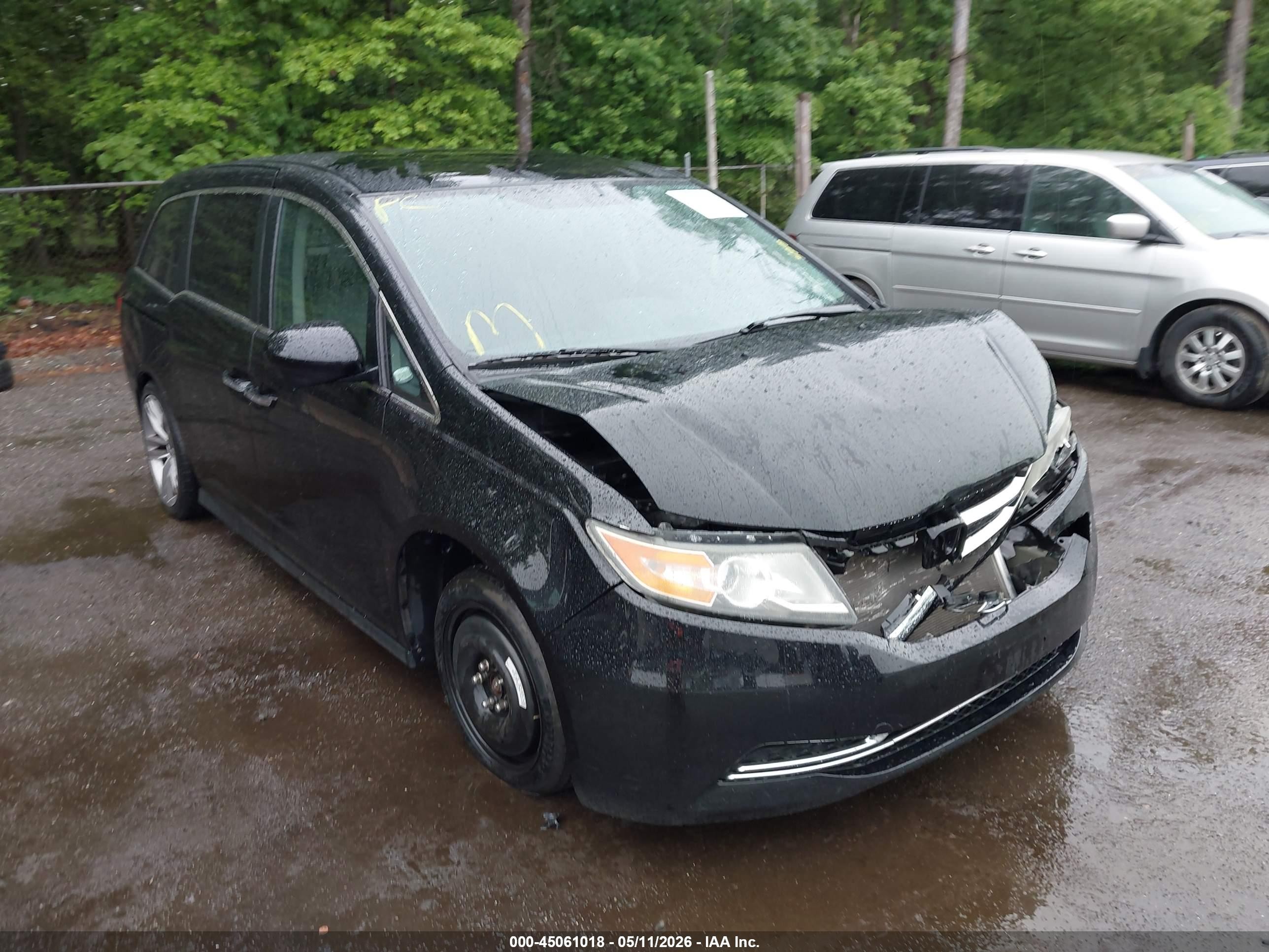 2015 Honda Odyssey Ex Black vin: 5FNRL5H40FB081983