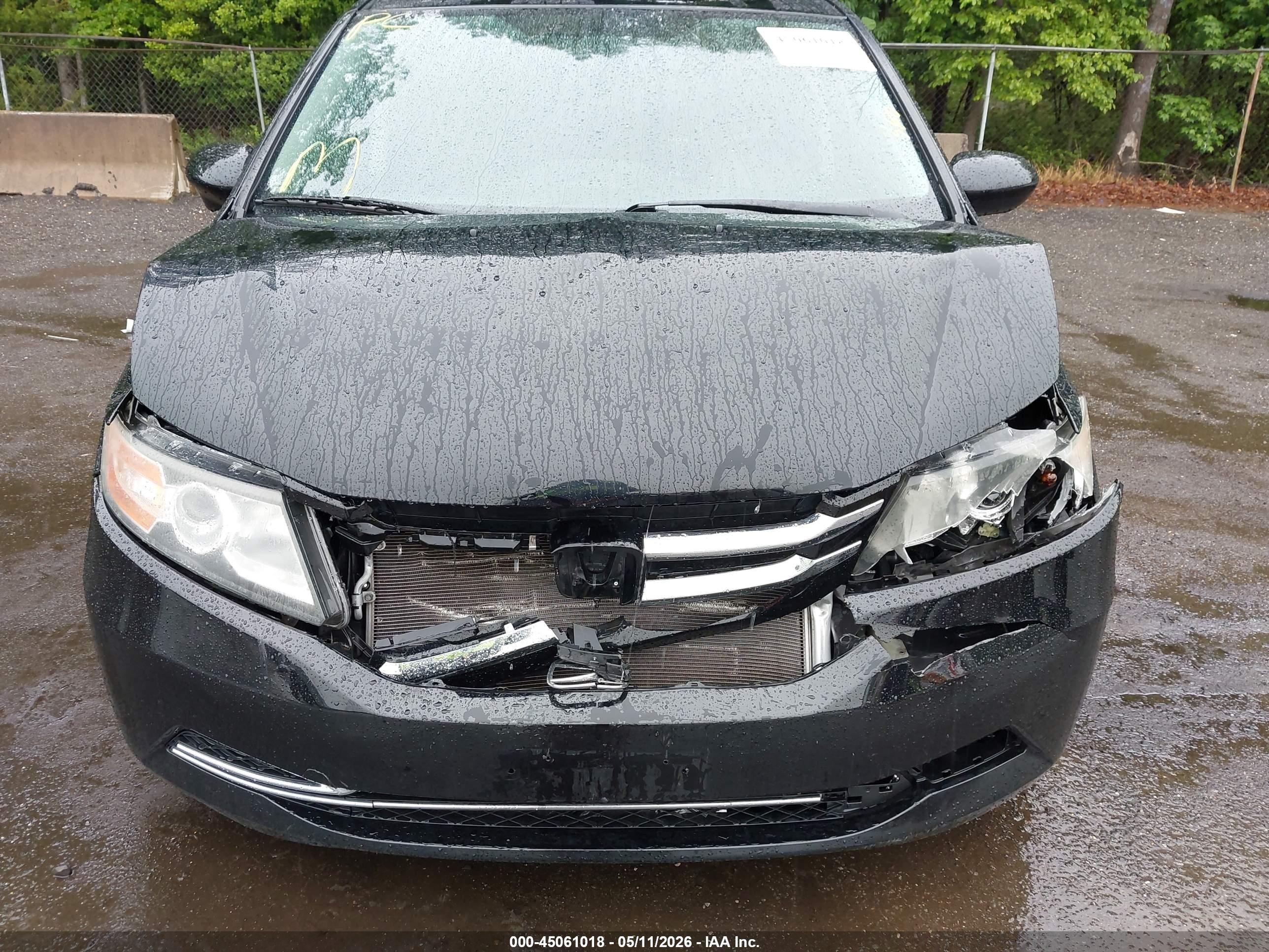 2015 Honda Odyssey Ex Black vin: 5FNRL5H40FB081983