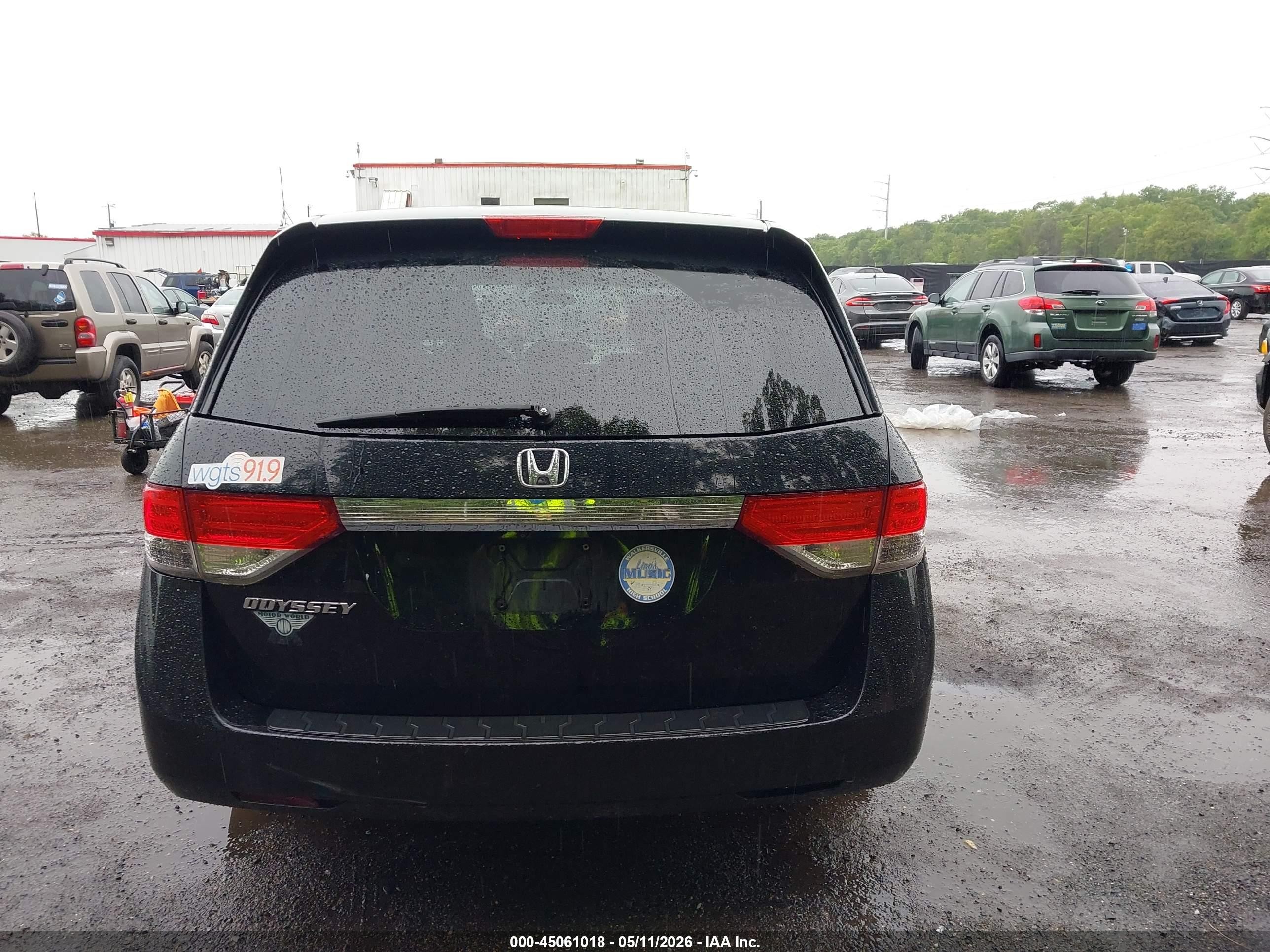 2015 Honda Odyssey Ex Black vin: 5FNRL5H40FB081983