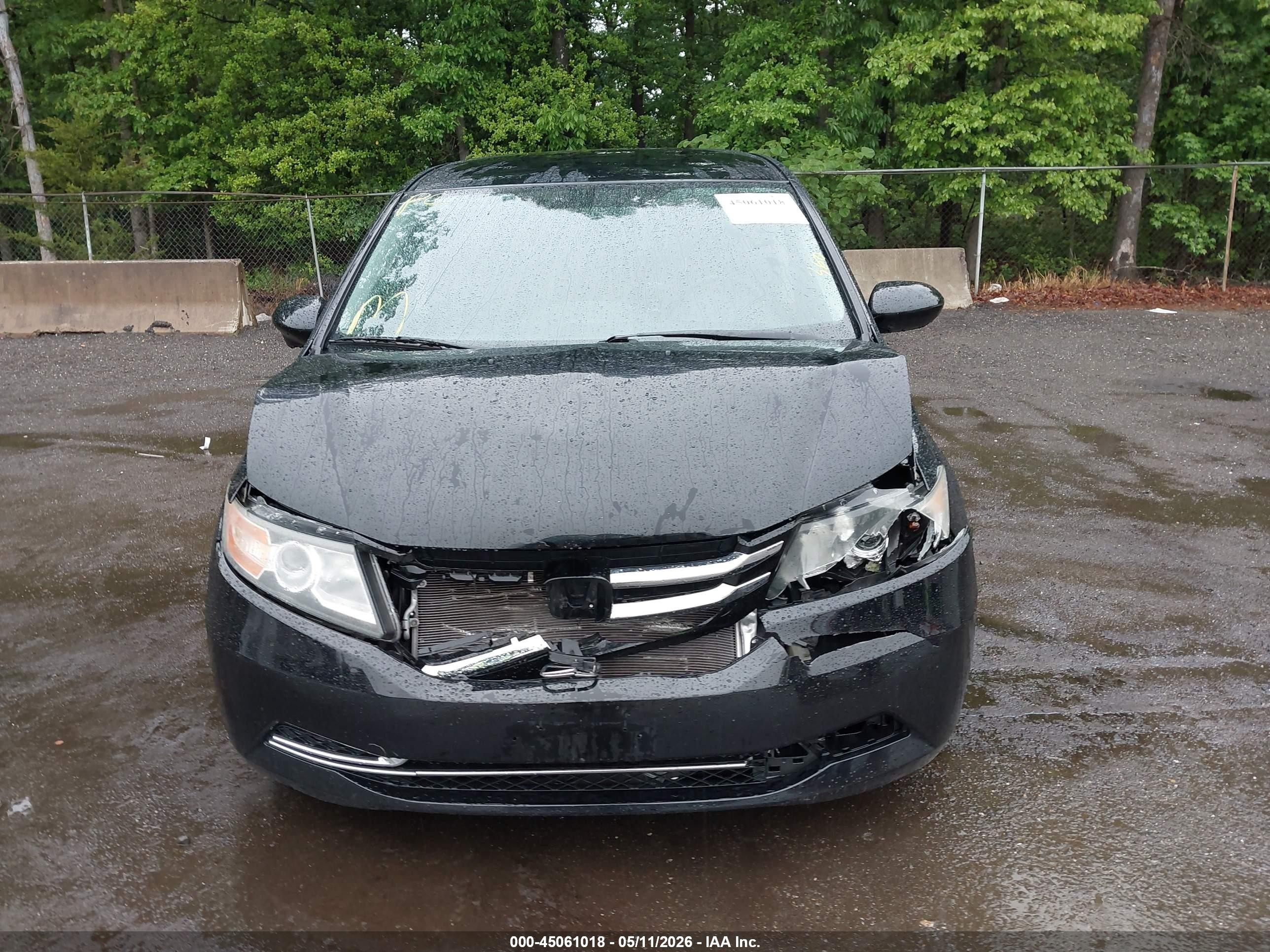 2015 Honda Odyssey Ex Black vin: 5FNRL5H40FB081983