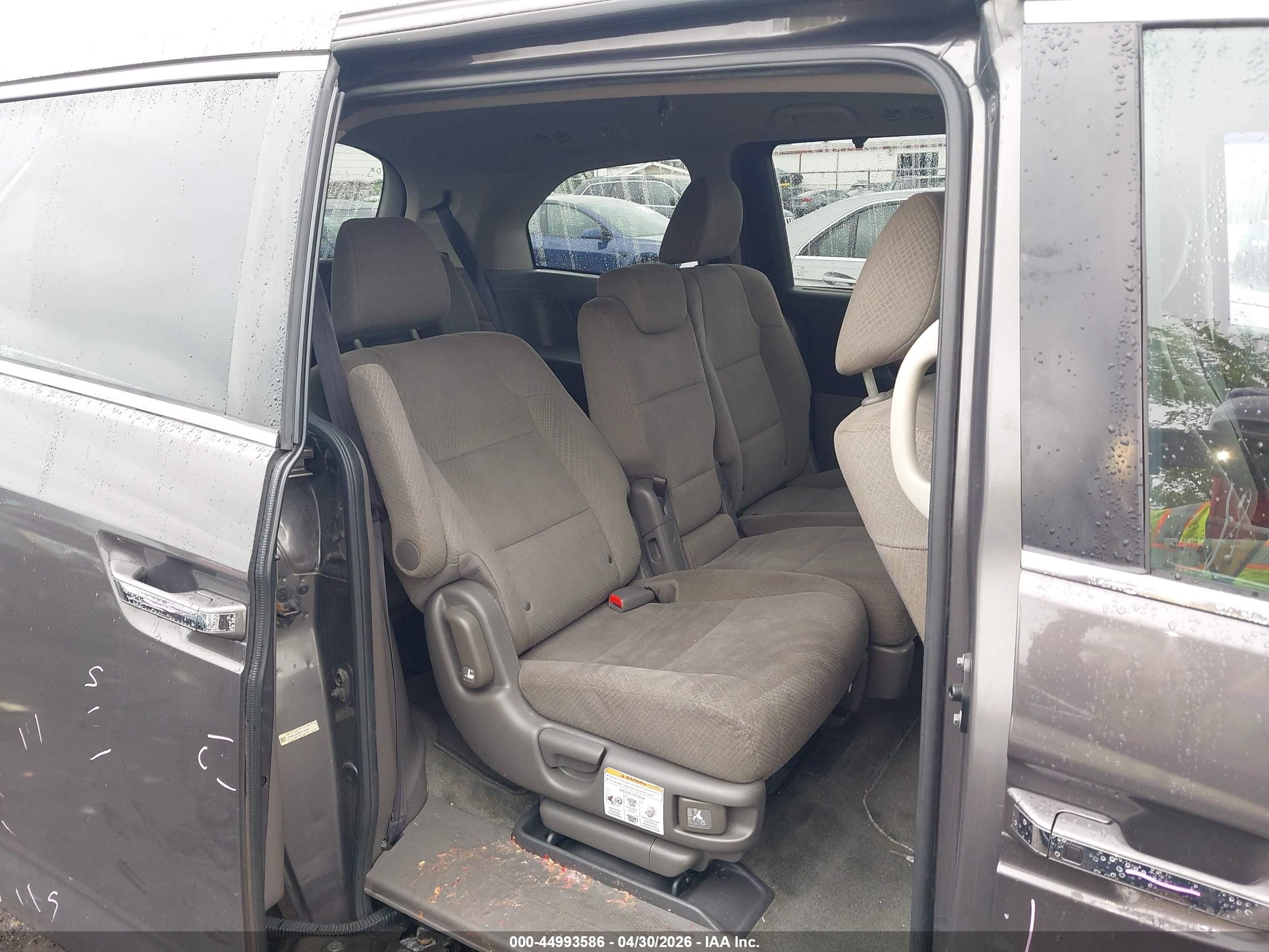 2015 Honda Odyssey Ex Gray vin: 5FNRL5H40FB125044