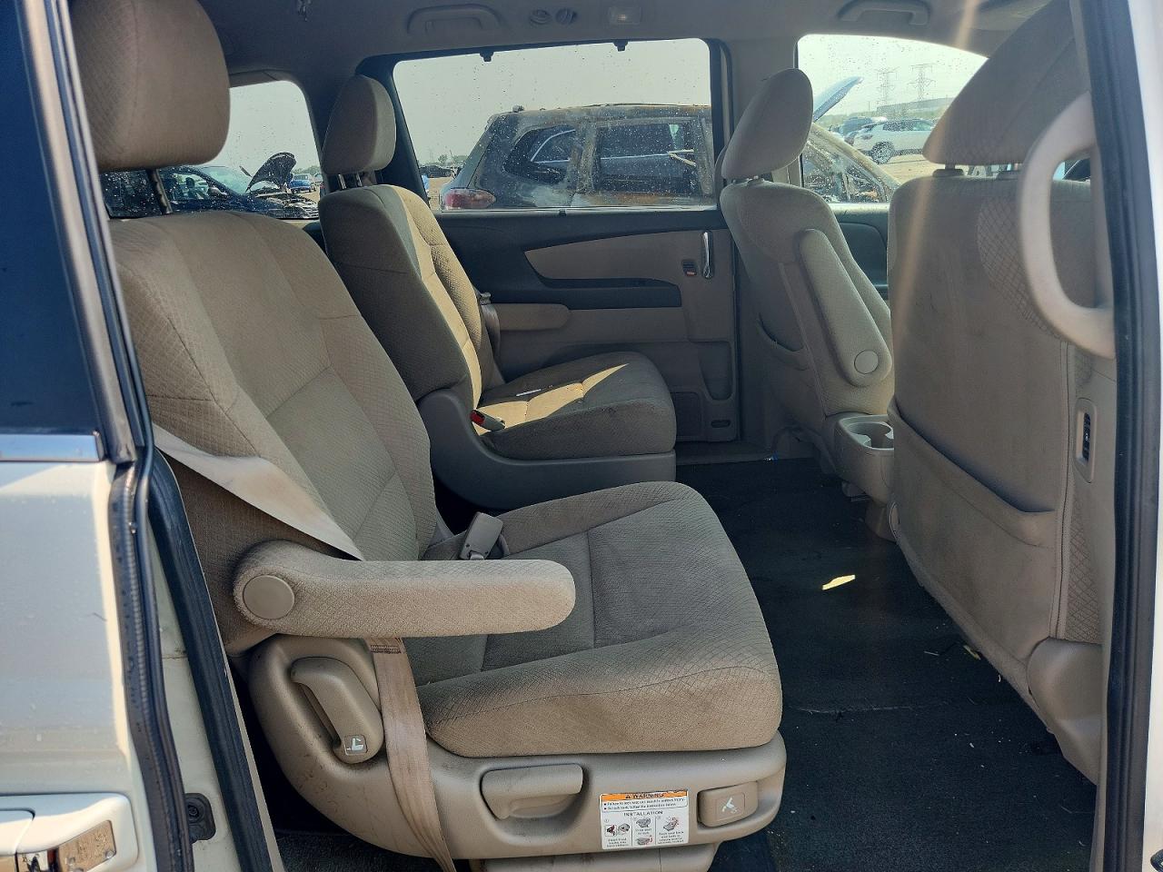 2015 Honda Odyssey Ex White vin: 5FNRL5H40FB131569