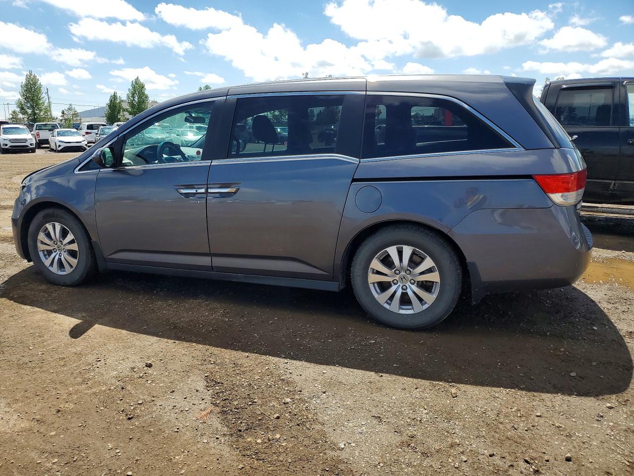 2015 Honda Odyssey Ex Серый vin: 5FNRL5H40FB503489