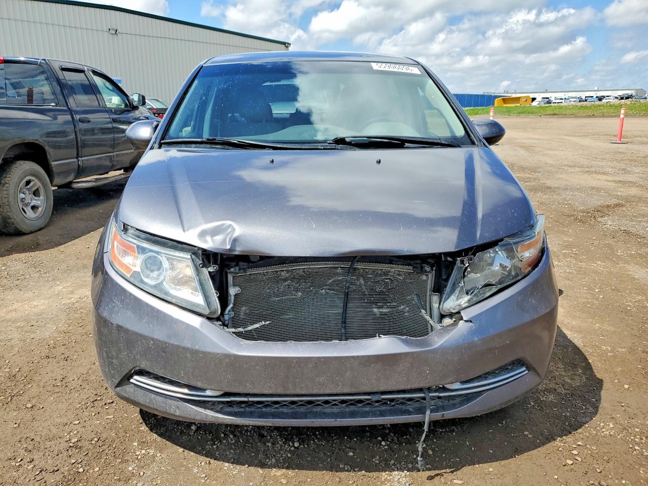 2015 Honda Odyssey Ex Серый vin: 5FNRL5H40FB503489