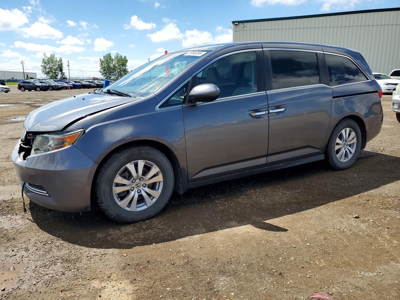 2015 Honda Odyssey Ex Серый vin: 5FNRL5H40FB503489