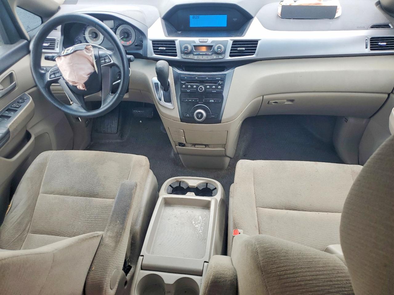 2011 Honda Odyssey Ex White vin: 5FNRL5H41BB014318