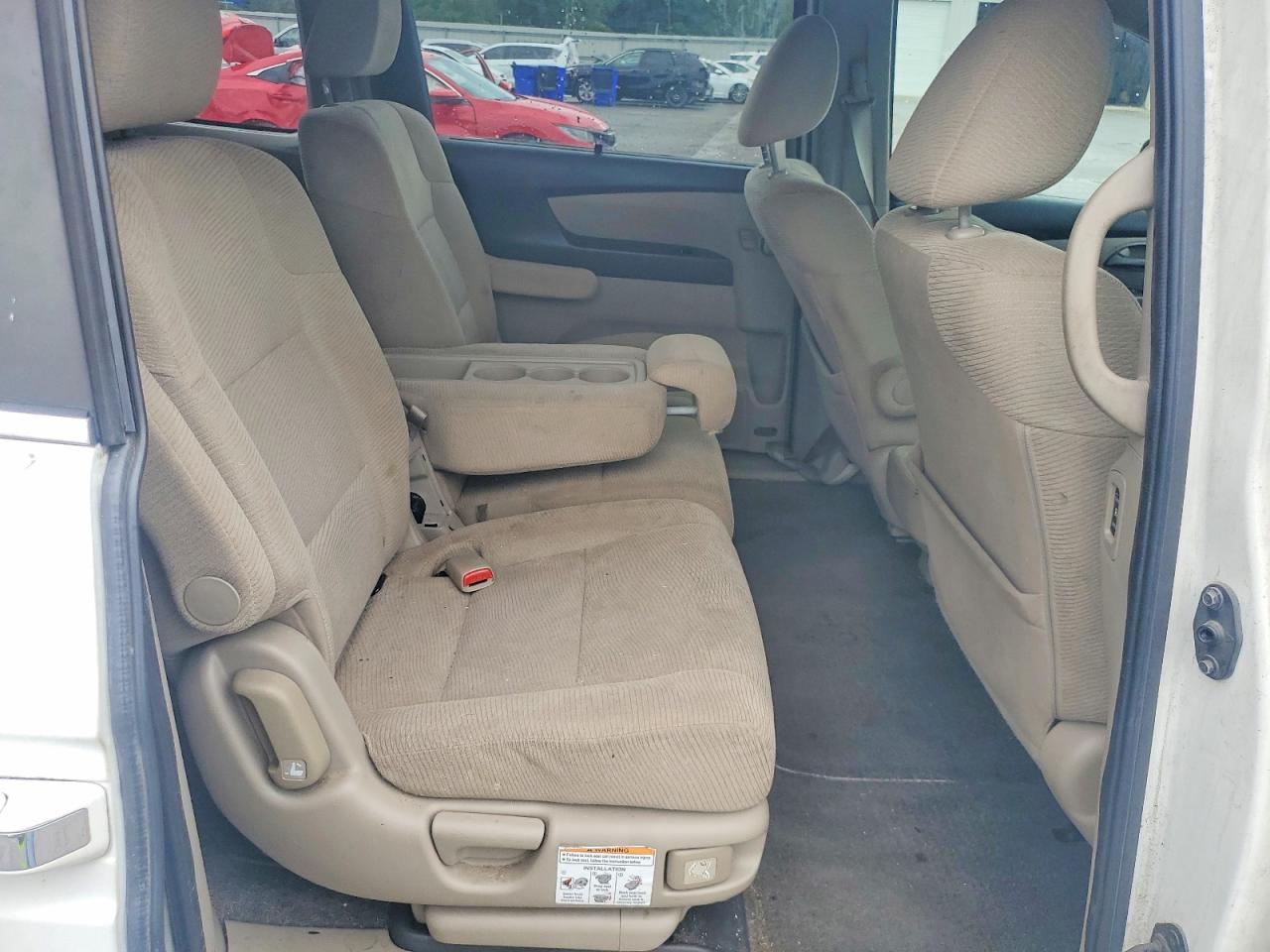 2011 Honda Odyssey Ex White vin: 5FNRL5H41BB014318