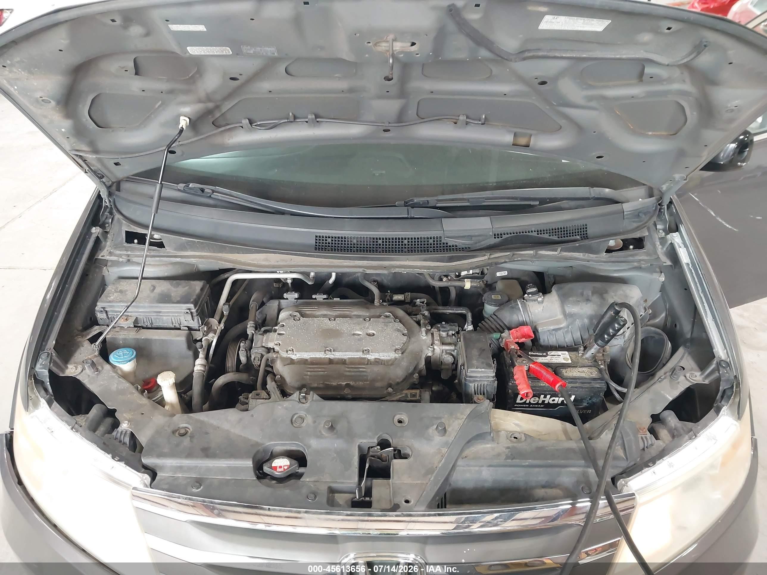 2011 Honda Odyssey Ex Gray vin: 5FNRL5H41BB028980