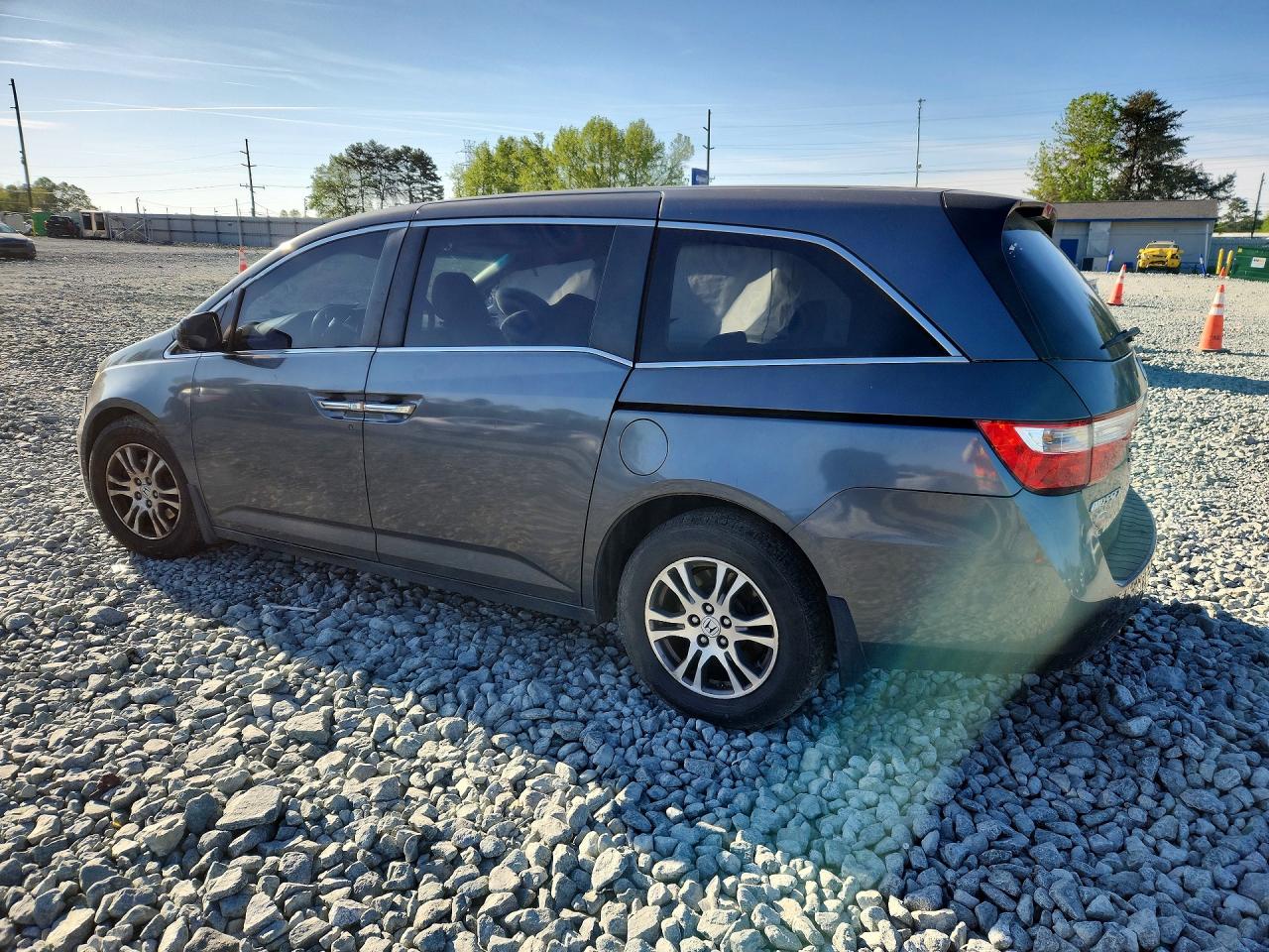2011 Honda Odyssey Ex Gray vin: 5FNRL5H41BB031071