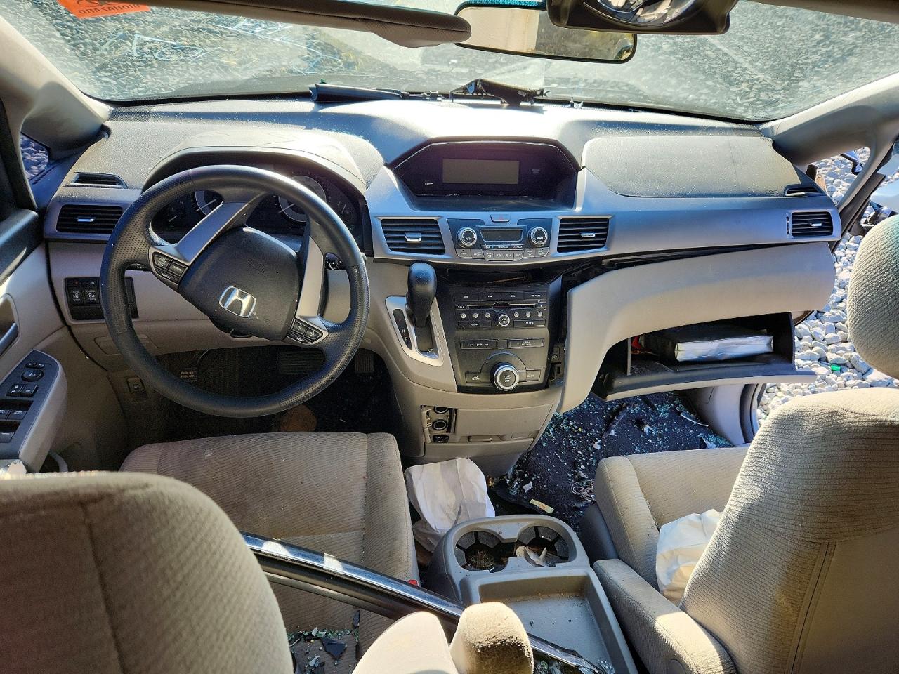2011 Honda Odyssey Ex Gray vin: 5FNRL5H41BB031071