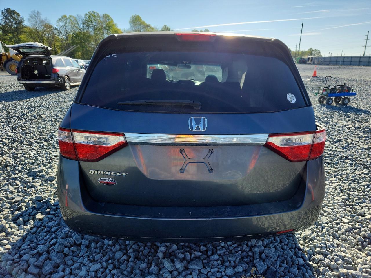 2011 Honda Odyssey Ex Gray vin: 5FNRL5H41BB031071