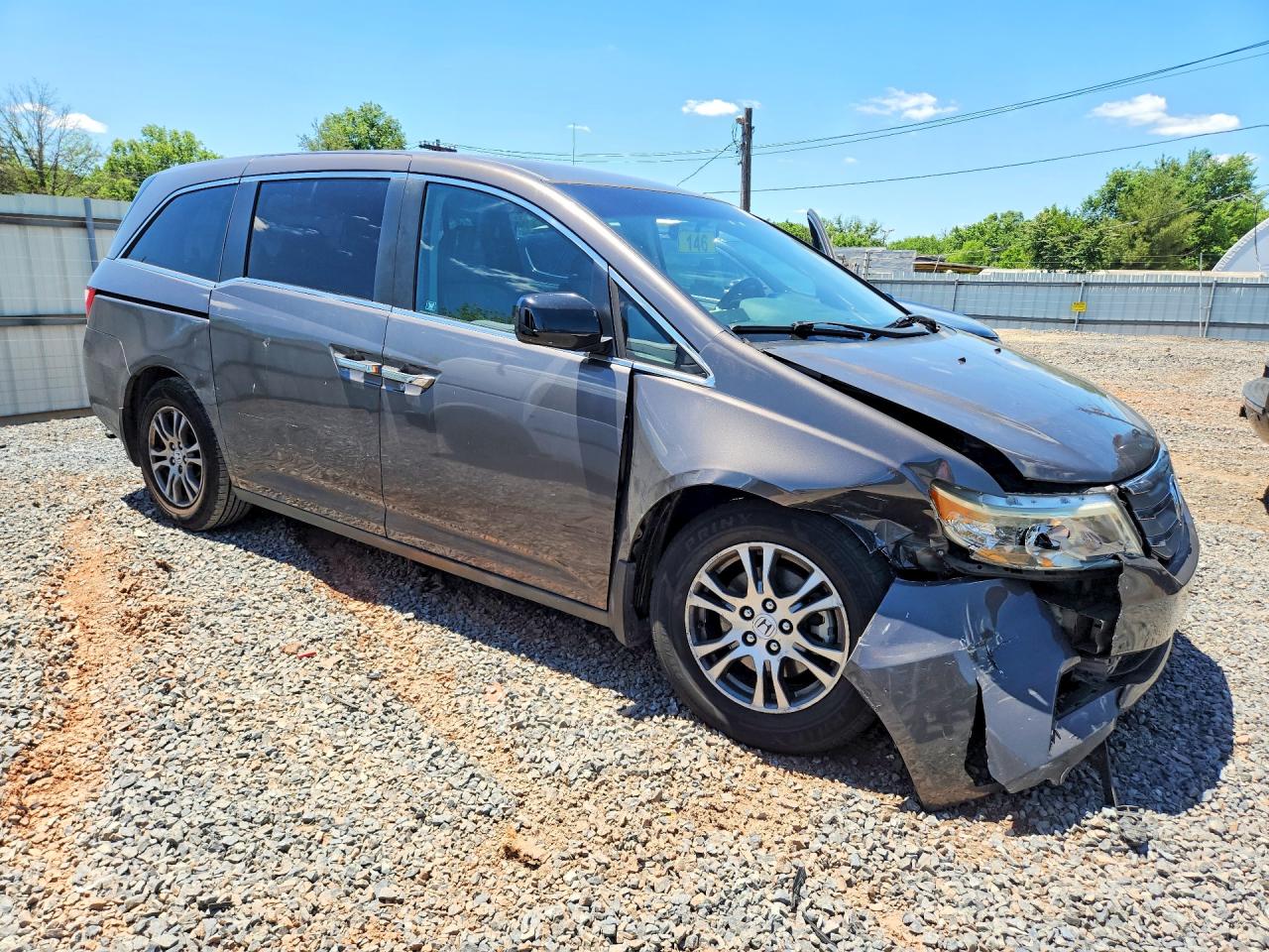 2011 Honda Odyssey Ex Серый vin: 5FNRL5H41BB046010