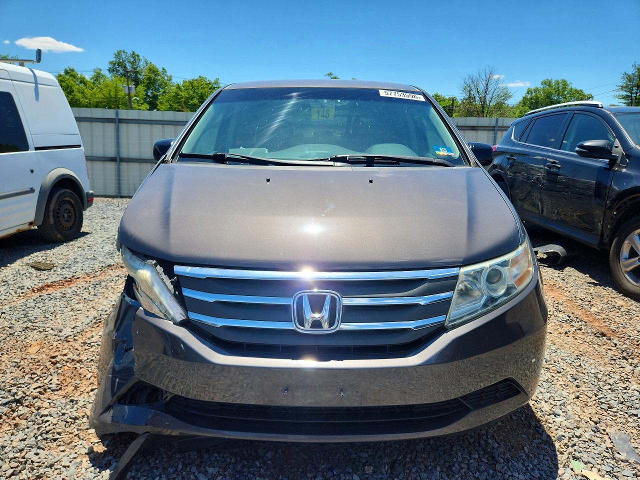 2011 Honda Odyssey Ex Серый vin: 5FNRL5H41BB046010