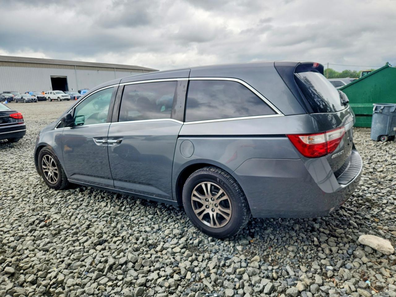 2011 Honda Odyssey Ex Gray vin: 5FNRL5H41BB074051