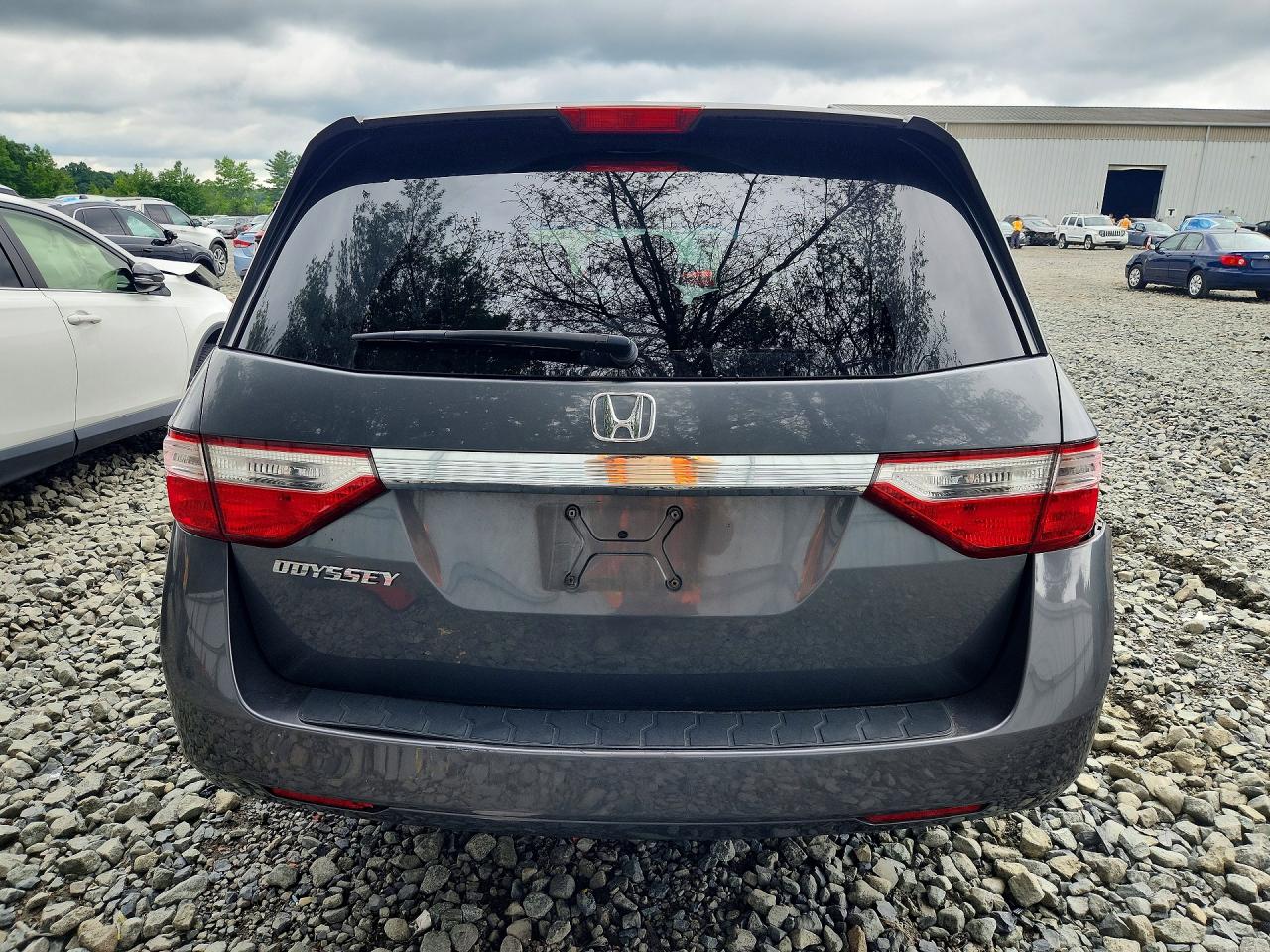 2011 Honda Odyssey Ex Gray vin: 5FNRL5H41BB074051