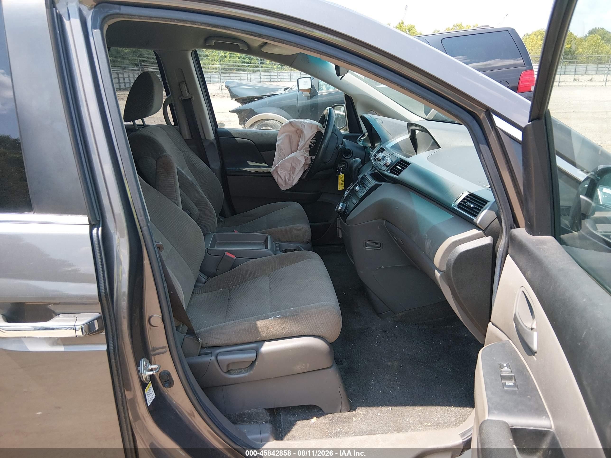 2012 Honda Odyssey Ex Gray vin: 5FNRL5H41CB033646