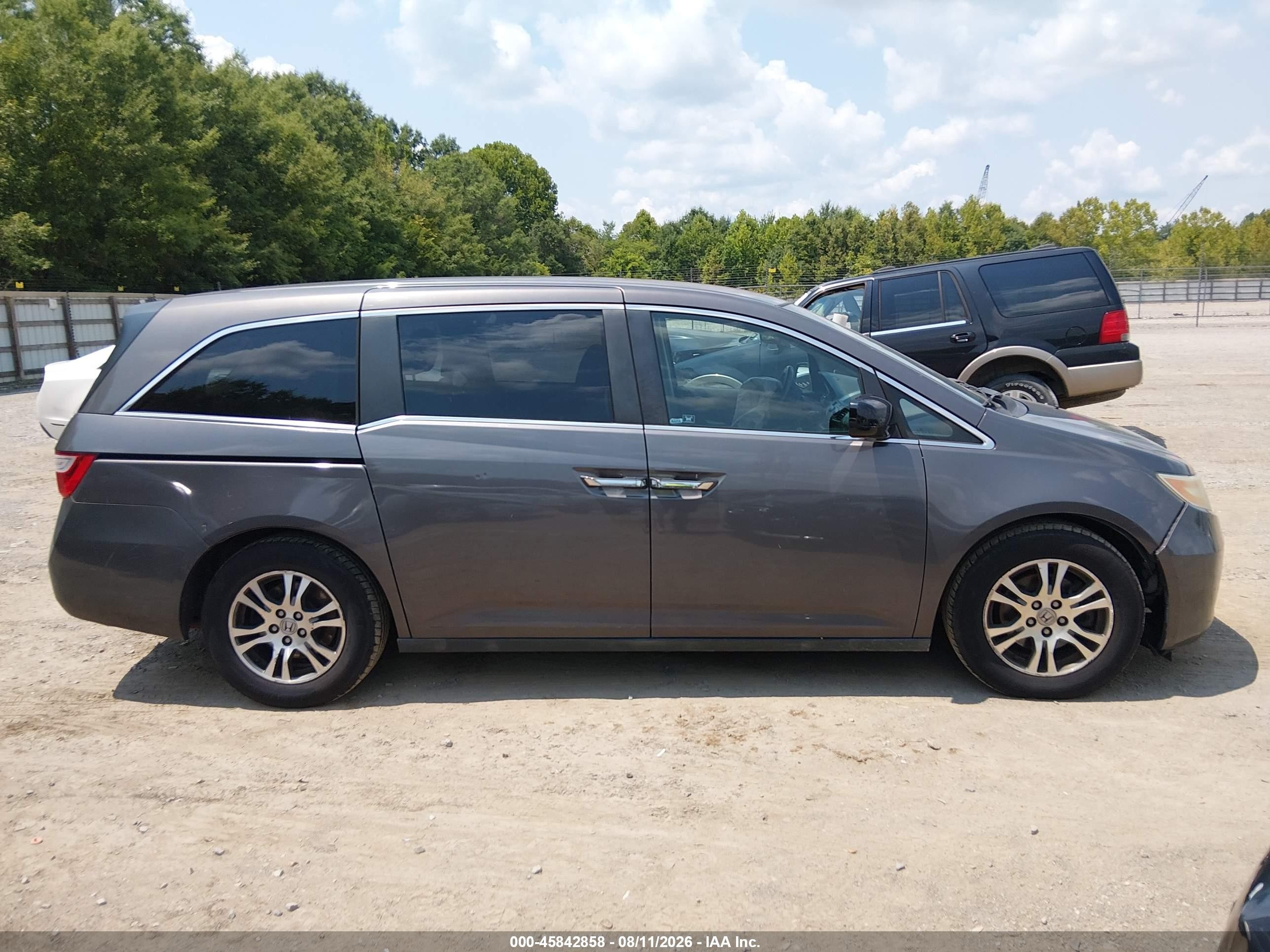 2012 Honda Odyssey Ex Gray vin: 5FNRL5H41CB033646