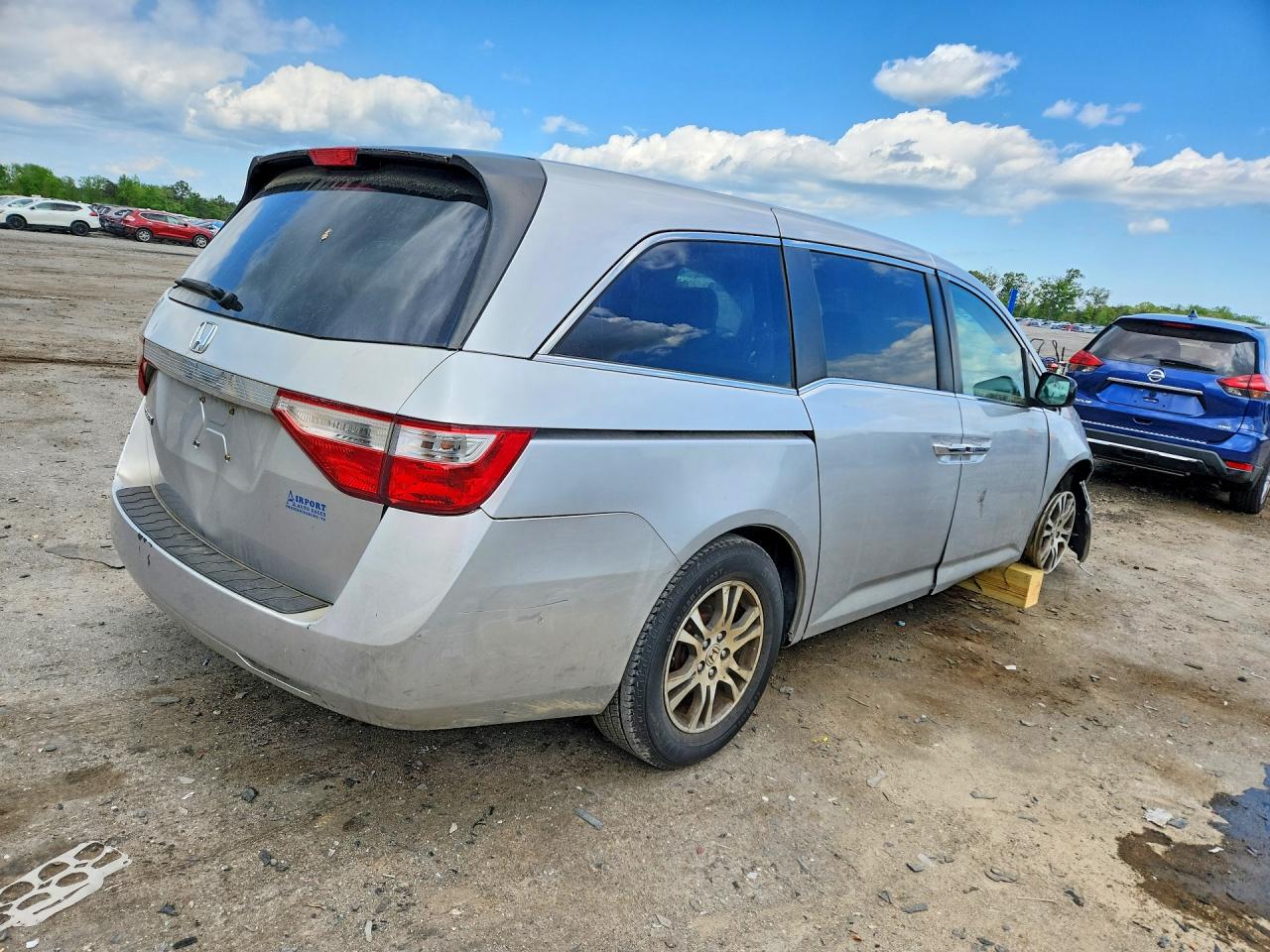 2012 Honda Odyssey Ex Silver vin: 5FNRL5H41CB042623