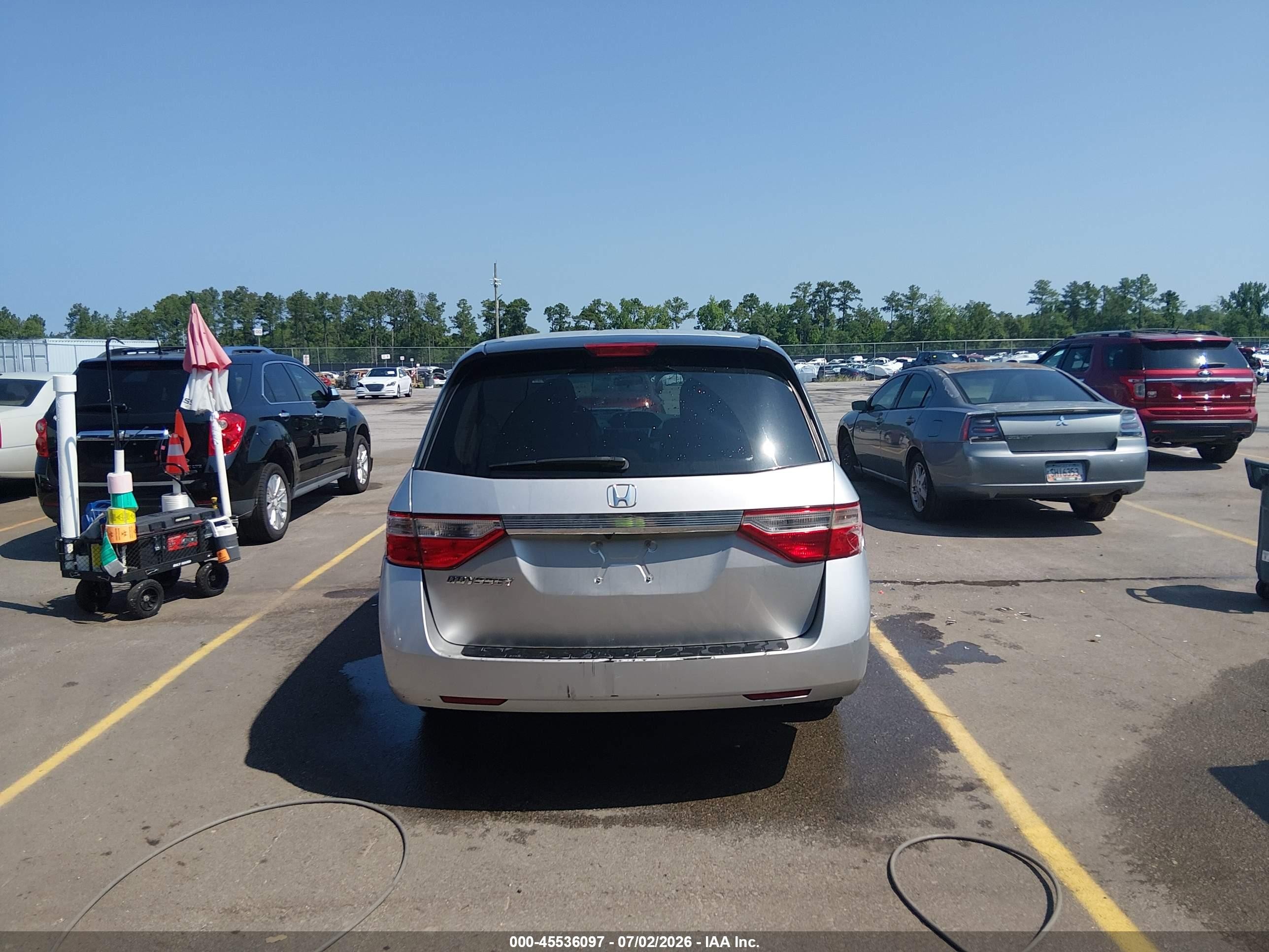 2012 Honda Odyssey Ex Silver vin: 5FNRL5H41CB126831